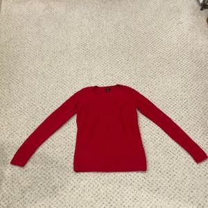 Woman’s Red Sweater
